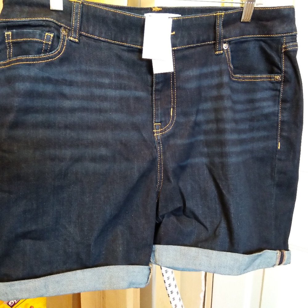 LANE BRYANT JEAN SHORTS..... NWT
